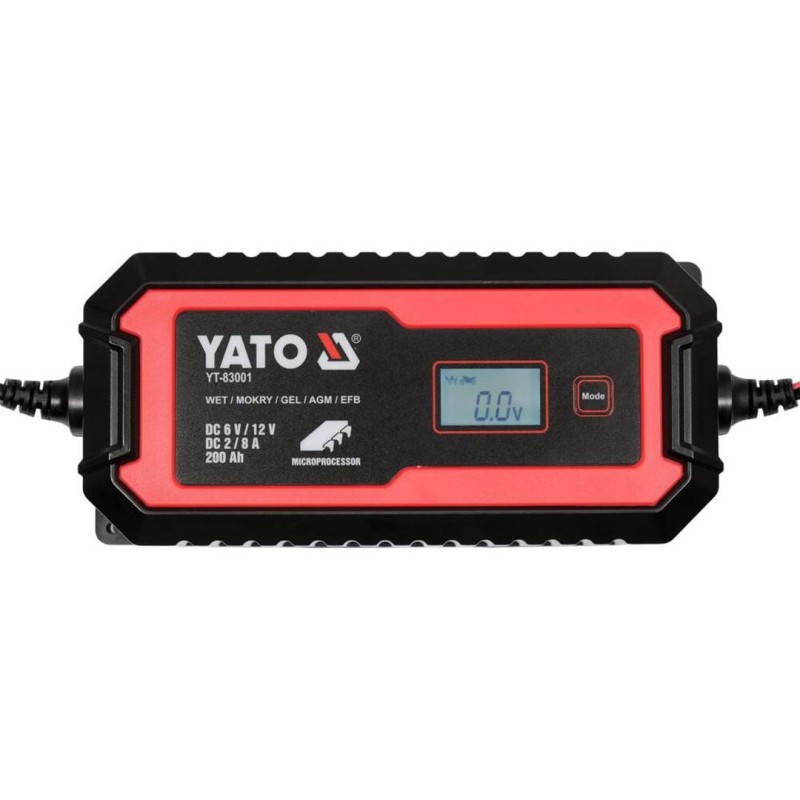Prostownik elektroniczny 6/12V, 2/8A YATO YT-83001
