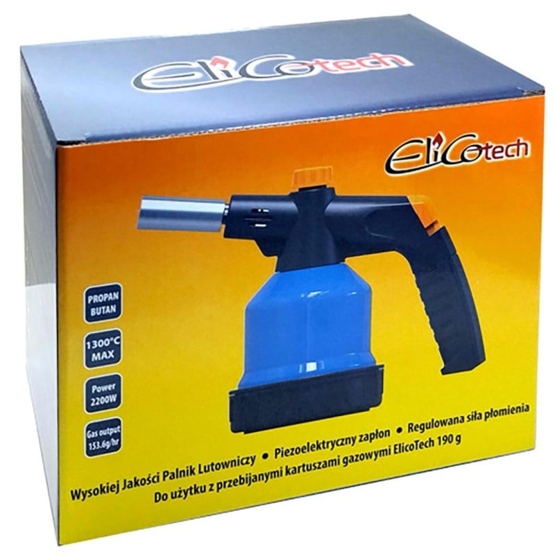 Palnik gazowy na naboje 190g 1300°C ELICO RK-5004