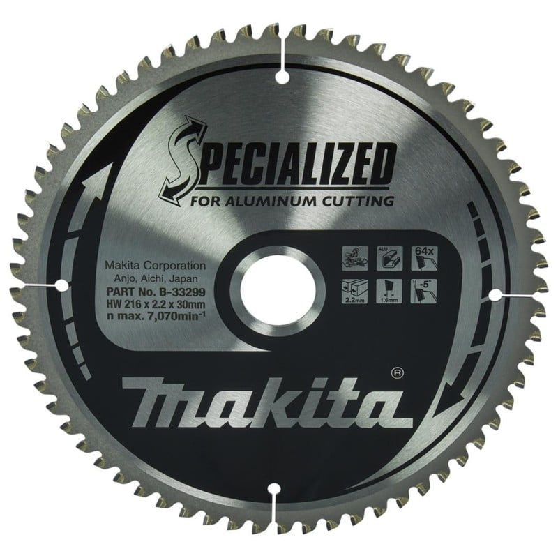 Tarcza do metalu Makita B-33299 Specialized 216x30 mm 64 zęby
