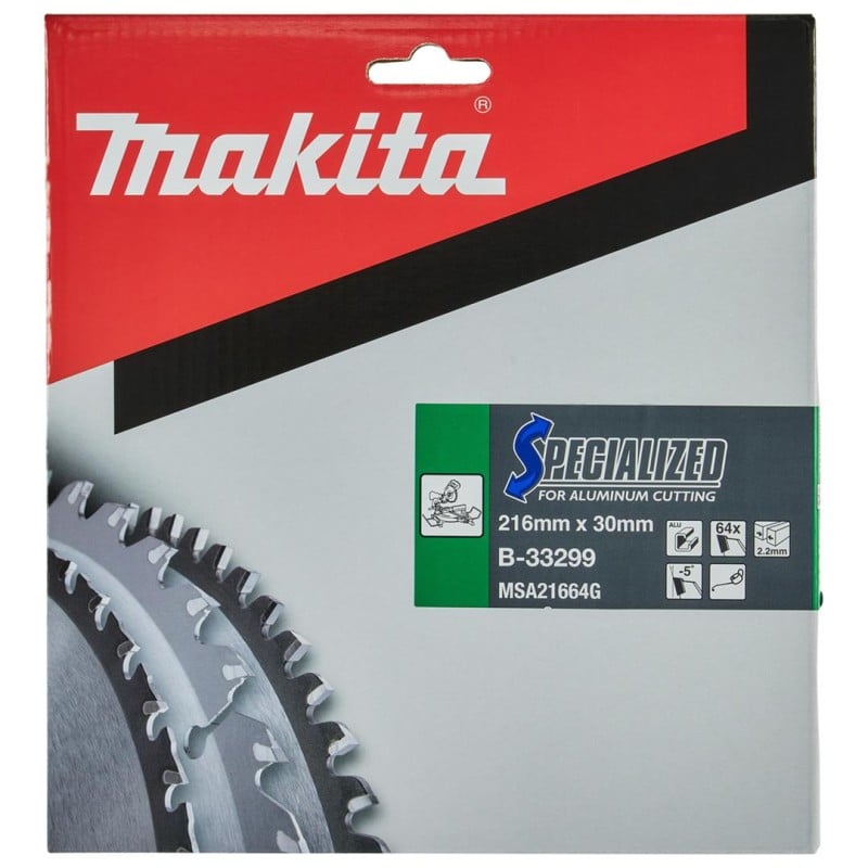 Tarcza do metalu Makita B-33299 Specialized 216x30 mm 64 zęby