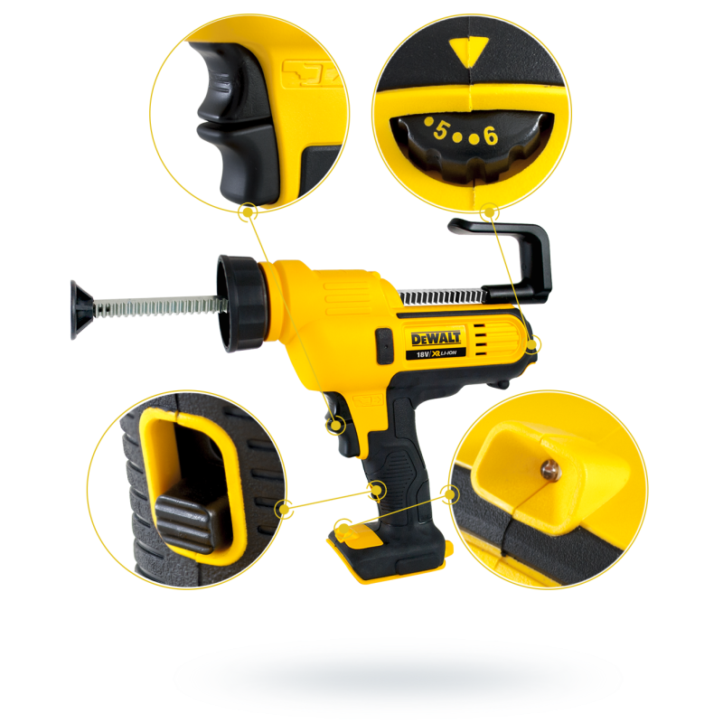Wyciskacz do kartuszy 310ml body DEWALT DCE560N-XJ