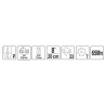 Prowadnica do pilarek YATO YT-84923 8’’ 3/8’’ P 33 0,05’’ (1,3mm)