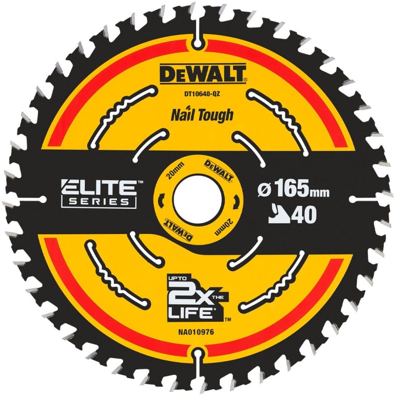 3x Tarcza do drewna 165x20mm ELITE DeWALT DT10397