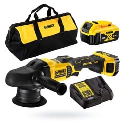 Polerka mimośrodowa DeWalt DCM848P2 18V 125mm 2x5A