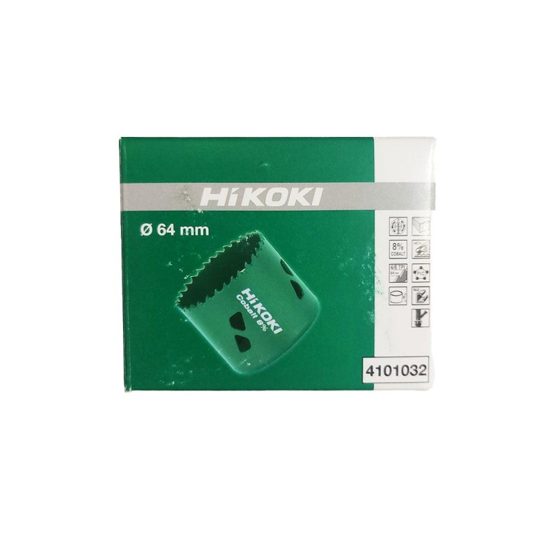 Otwornica bimetalowa HiKOKI 4101032 HSS 64mm 4/6TPI