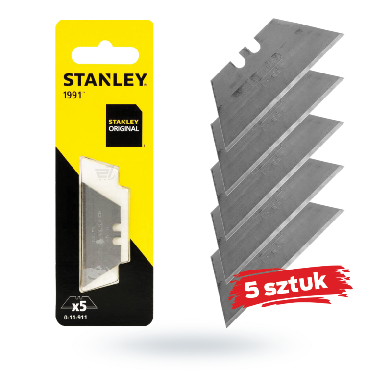 Ostrza trapezowe 1991 5szt STANLEY trapez mały