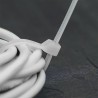Opaski plastikowe zaciskowe Bradas TS1188610N 610x8,8mm białe 100 szt.