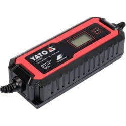Prostownik elektroniczny z wyświetlaczem YATO YT-83000, 6V/12V 2A/4A 200Ah