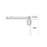 Płyta montażowa do samozamykacza DC140 Assa Abloy DCA161-EV1 srebrny 206x55x5 mm