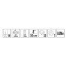 Prowadnica do pilarek YATO YT-84921 8’’ 3/8’’ M 33 0,05’’ (1,3mm)