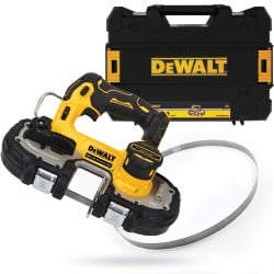 Pilarka taśmowa 18V body DeWalt kufer DCS377NT