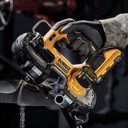 Pilarka taśmowa 18V body DeWalt kufer DCS377NT