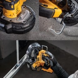 Pilarka taśmowa 18V body DeWalt kufer DCS377NT