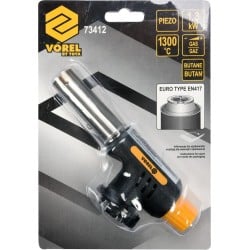Palnik gazowy z piezo - lampa lutownicza VOREL
