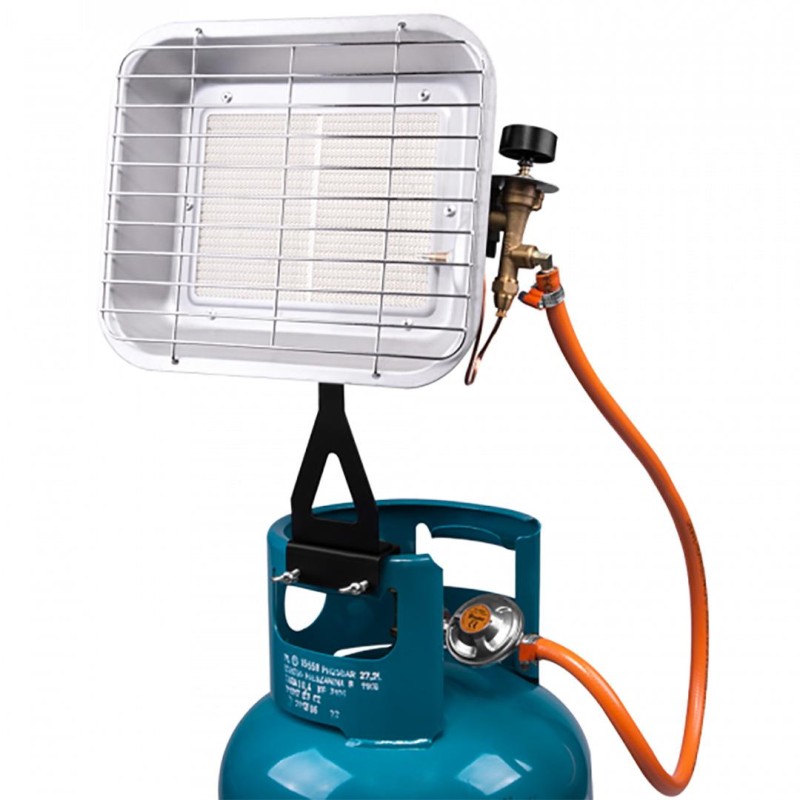 Promiennik gazowy 3,0kW - 4,5kW na butlę BRADAS