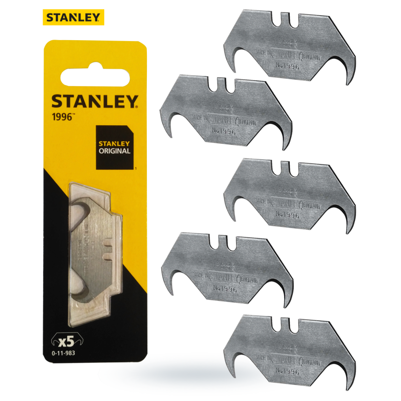 Ostrza trapezowe 1996 5szt STANLEY hakowe do papy