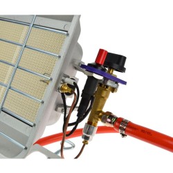 Promiennik gazowy - słoneczko GEKO G80531 3600 W z PIEZO na butlę