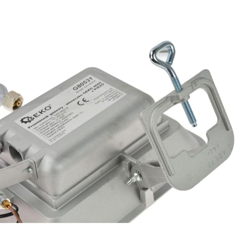 Promiennik gazowy - słoneczko GEKO G80531 3600 W z PIEZO na butlę