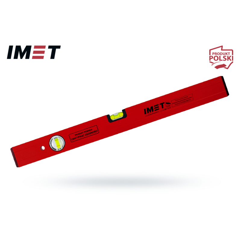 Poziomica IMET 2186 120cm aluminiowa