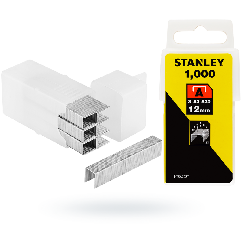 Zszywki 12mm (11.3) 1000 TRA208 T1 STANLEY