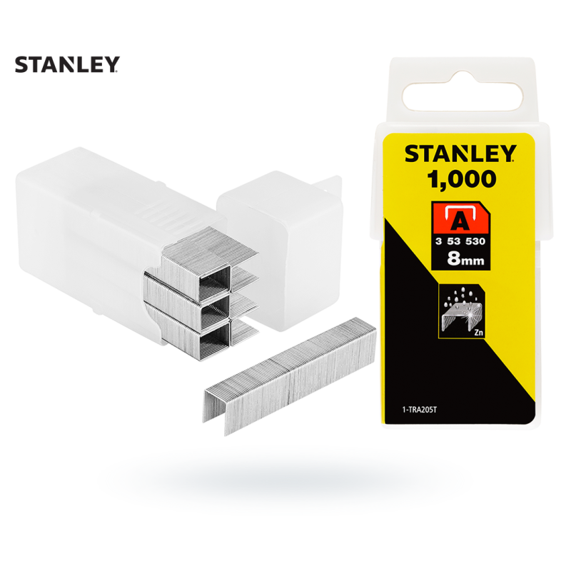 Zszywki 8mm (11.3) 1000 TRA205 T1 STANLEY (6)