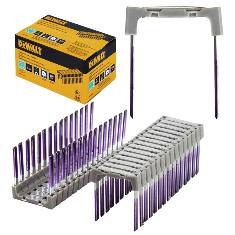 Zszywki do kabli DEWALT DRS18100 do DCN701 540 szt
