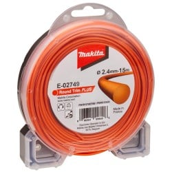Żyłka tnąca Makita E-02749 okrągła Round Trim Plus 2,4mm x 15m nylonowa do podkaszarek