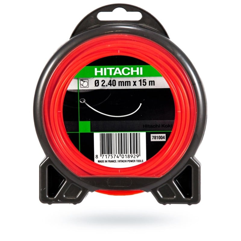 Żyłka tnąca okrągła 2,4mmx15mb HiKOKI pomarańcz