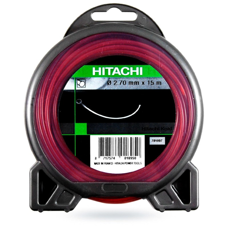 Żyłka tnąca okrągła 2,7mmx15mb HiKOKI czerwona