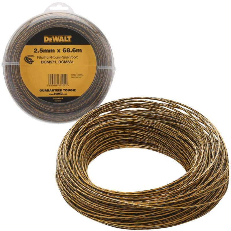 Żyłka do podkaszarki 2,5mmx68,6m DeWALT DT20652