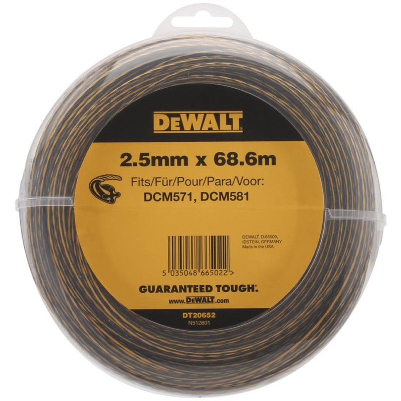 Żyłka do podkaszarki 2,5mmx68,6m DeWALT DT20652