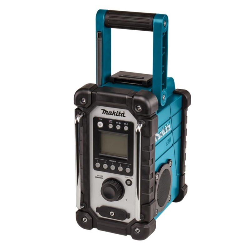 Radio budowlane 230V/14,4-18V AC/DC 2x3,5W FM / AM + AUX 3,5mm Makita DMR116