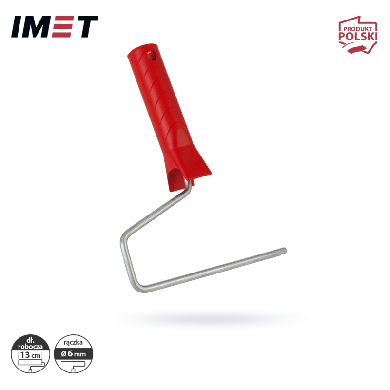 Rączka do wałka IMET R13 13cm fi trzpienia 6mm