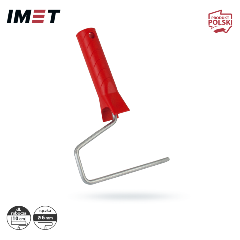 Rączka do wałka IMET R10 10cm fi trzpienia 6mm