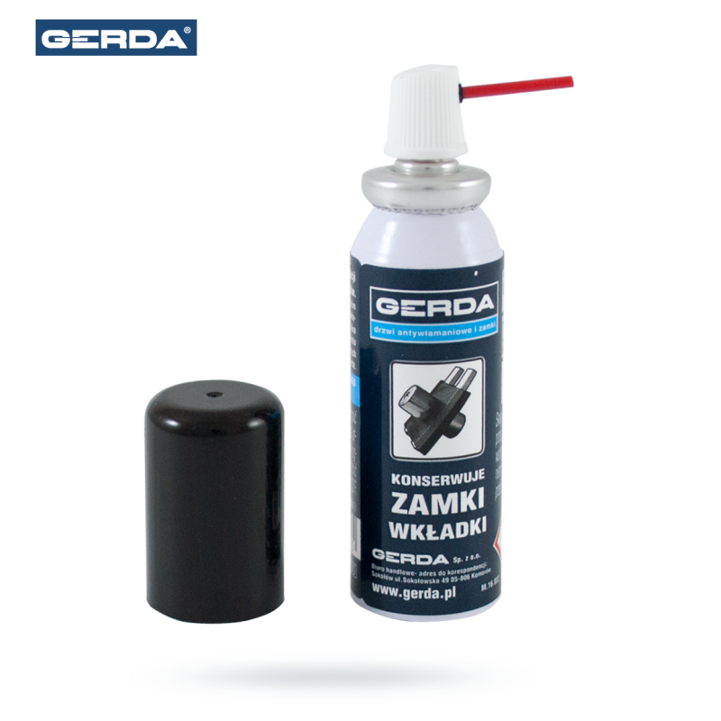 Preparat do konserwa. wkładek i zamków 25ml GERDA
