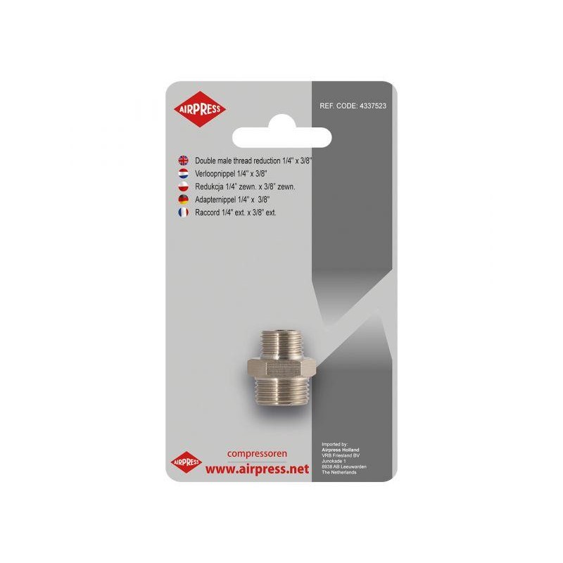 Redukcja nyplowa 1/4'' -3/8'' GZ AIRPRESS