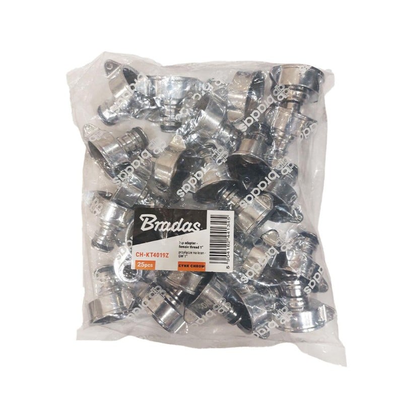 Przyłącze kranu GW 1’’ Bradas CH-KT4019Z cynk chrom 25 szt.