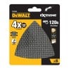 Siatka ścierna trójkątna z rzepem DeWALT DTM3093-QZ EXTREME 93x93mm P120 5 szt.