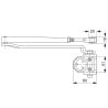 Samozamykacz DC110 biały (40-80kg) ASSA ABLOY