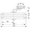 Samozamykacz DC110 biały (40-80kg) ASSA ABLOY
