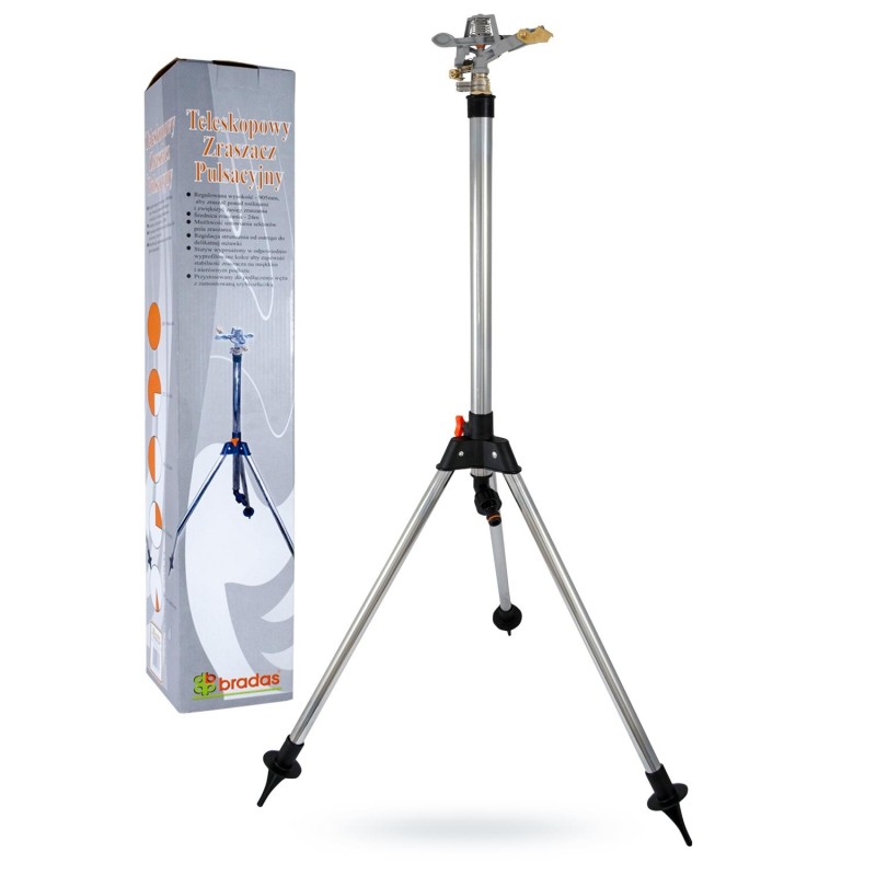 Zraszacz pulsacyjny + statyw, 90cm
