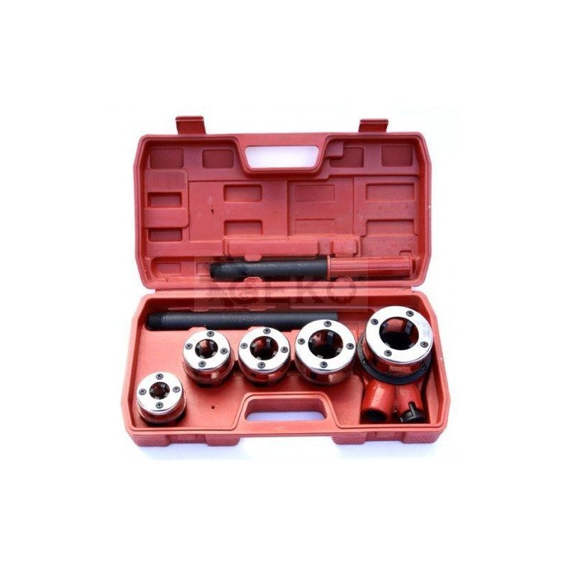 Zestaw gwintownic 3/8''-1,1/4 5 głowic