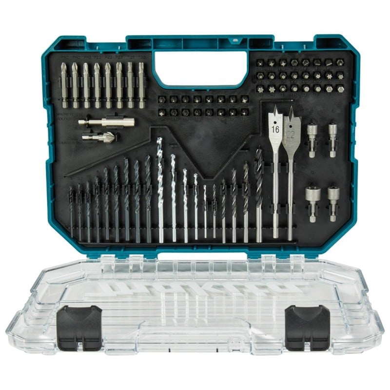 Zestaw bitów wierteł nasadek 75 cz. Makita E-15126