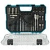 Zestaw bitów wierteł nasadek 75 cz. Makita E-15126
