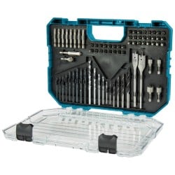 Zestaw bitów wierteł nasadek 75 cz. Makita E-15126