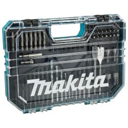 Zestaw bitów wierteł nasadek 75 cz. Makita E-15126