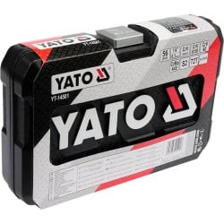 Zestaw narzędziowy kluczy 56el 1/4' YATO YT-14501