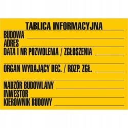 Tablica informacyjna...