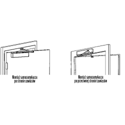 Samozamykacz GEZE TS 4000 (40-120kg) biały
