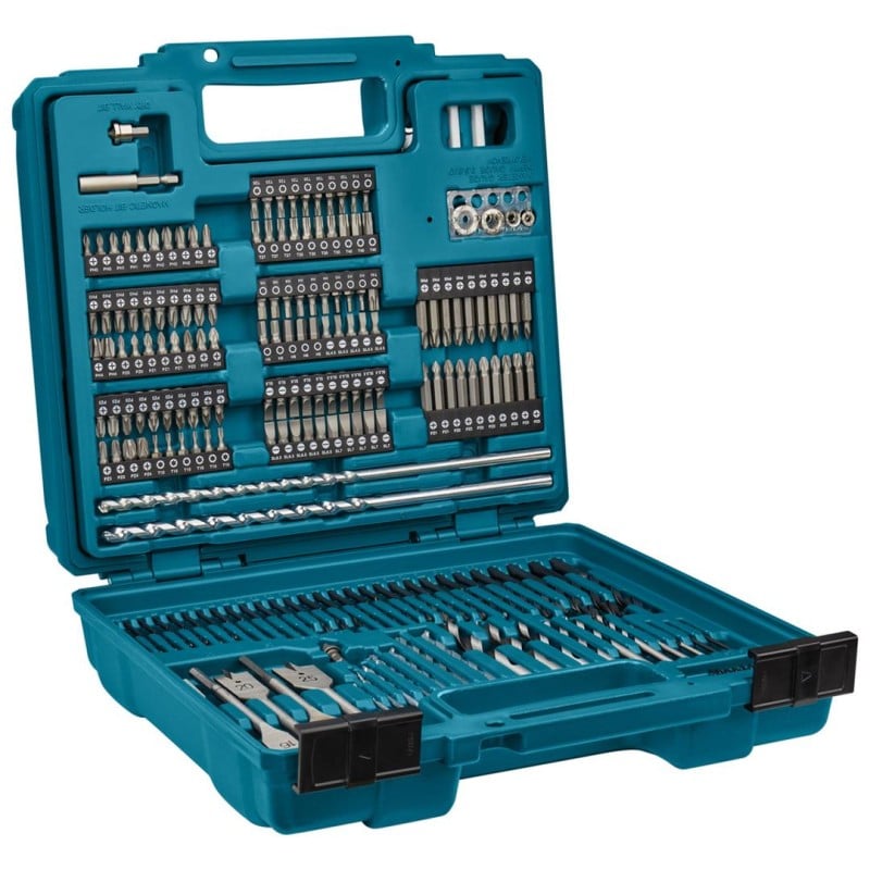 Zestaw 256 bitów wierteł narzędzi Makita E-11689